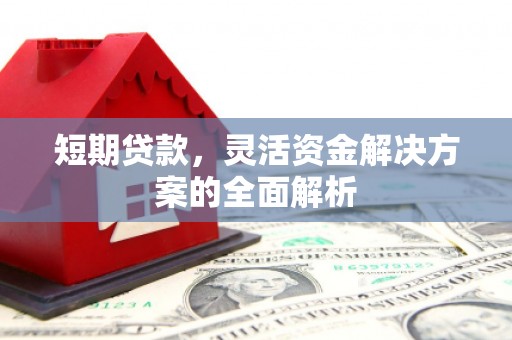 黄陂短期贷款，灵活资金解决方案的全面解析