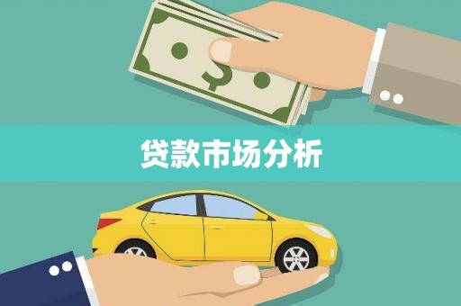 黄陂贷款市场分析