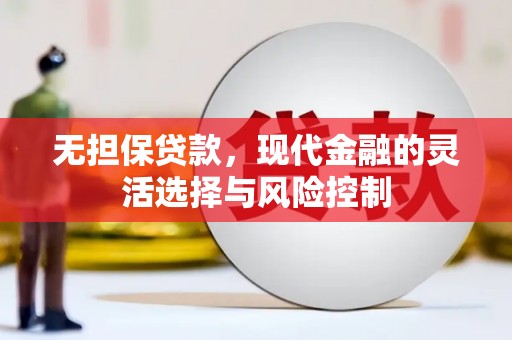 黄陂无担保贷款，现代金融的灵活选择与风险控制