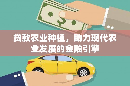 黄陂贷款农业种植，助力现代农业发展的金融引擎