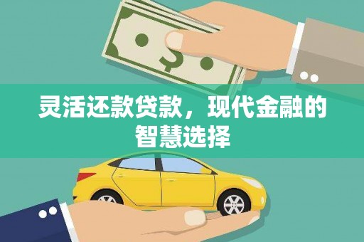 黄陂灵活还款贷款，现代金融的智慧选择
