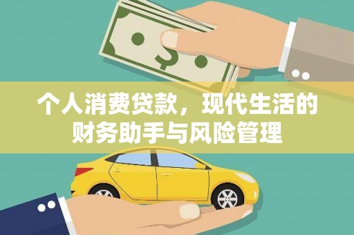 黄陂个人消费贷款，现代生活的财务助手与风险管理