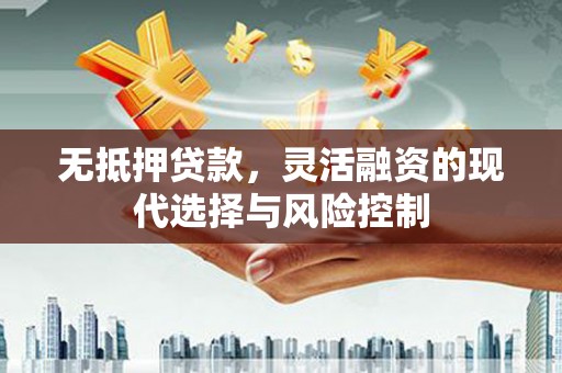 黄陂无抵押贷款，灵活融资的现代选择与风险控制
