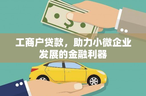 黄陂工商户贷款，助力小微企业发展的金融利器