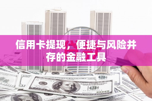 黄陂信用卡提现，便捷与风险并存的金融工具