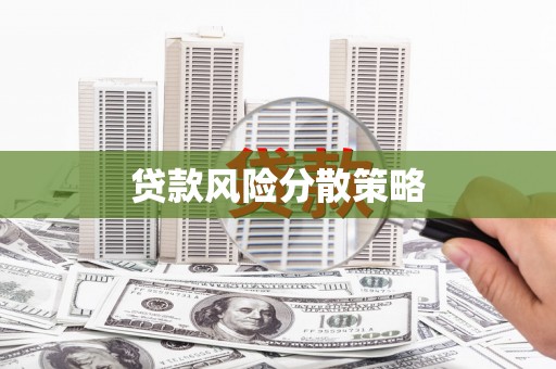 黄陂贷款风险分散策略