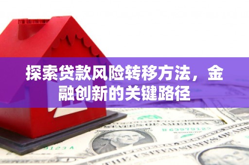黄陂探索贷款风险转移方法，金融创新的关键路径