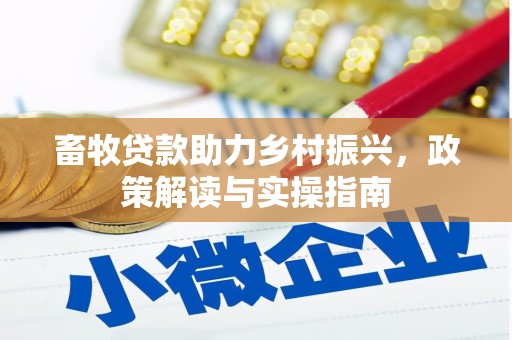黄陂畜牧贷款助力乡村振兴，政策解读与实操指南